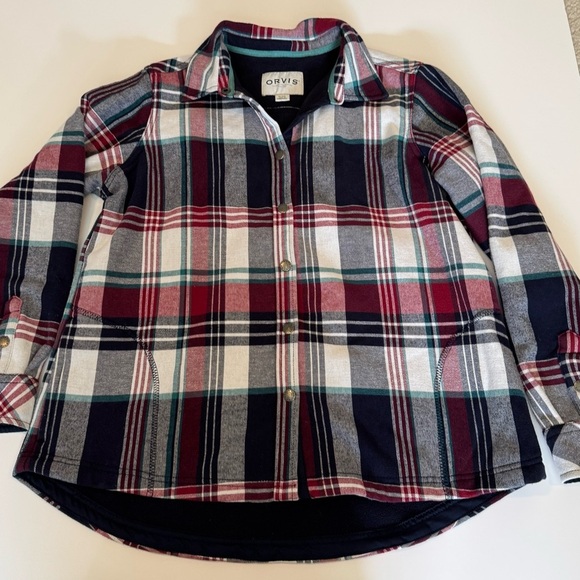 ORVIS woman’s flannel button up shirt/jacket - Picture 10 of 10